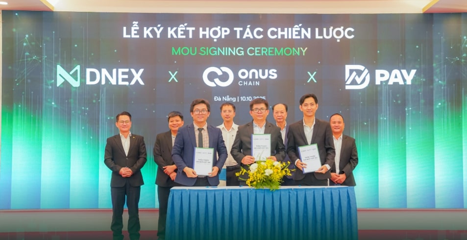 Hợp tác DNEX – OnusChain – DNPAY: Kết nối hạ tầng blockchain, thanh toán và tài sản số